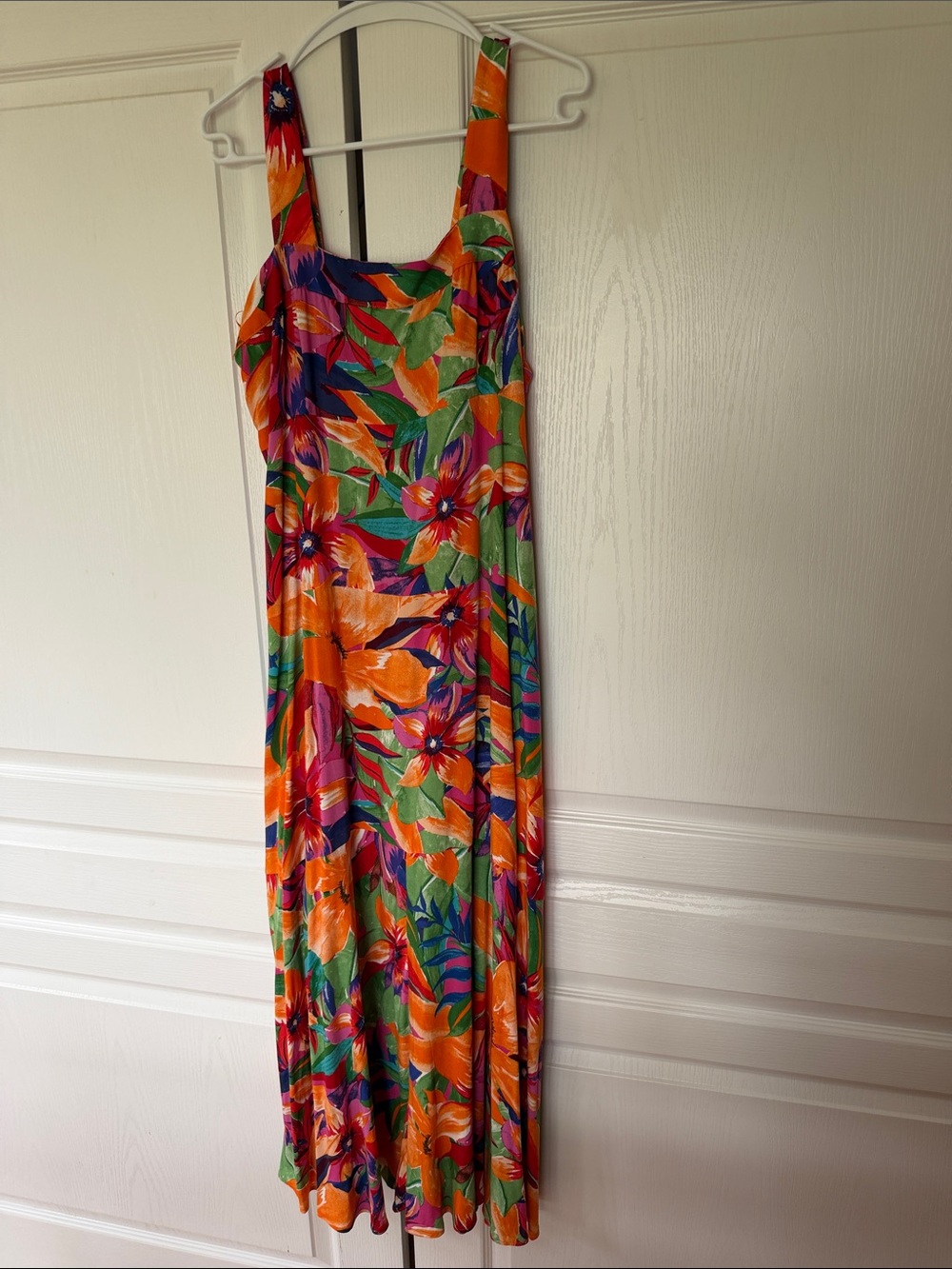 Women’s MSK Tropical Print Maxi Dress Sleeveless New Large NWT - Picture 8 of 9